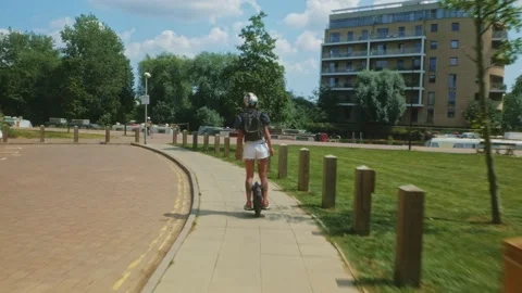 Electric Unicycle Video stock 195081933