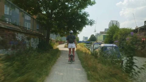 Electric Unicycle Video stock 195082359