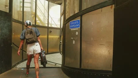 Electric Unicycle Stock Footage 195082770