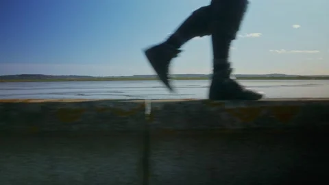 Electric Unicycle Stock Footage 195436014