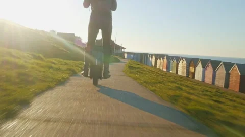 Electric Unicycle Stock Footage 195440165