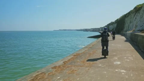 Electric Unicycle Stock Footage 195513551