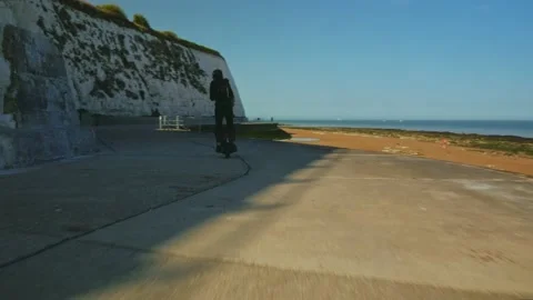 Electric Unicycle Stock Footage 195526450