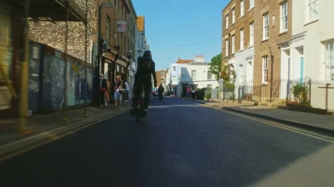 Electric Unicycle Stock Footage 195527544