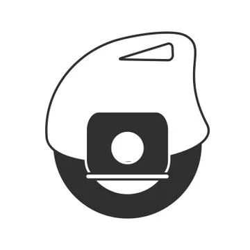 Electric Unicycle vector icon Stock Illustration