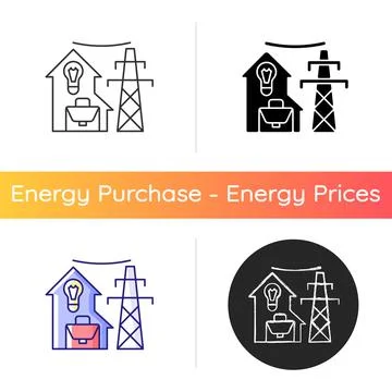 Electric utility icon Stock Illustration