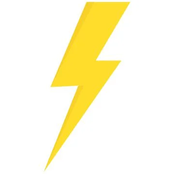Electric vector icons, isolated. Bolt lightning flash icons. Flash icons Stock Illustration