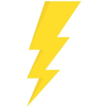Electric vector icons, isolated. Bolt lightning flash icons. Flash icons Stock Illustration