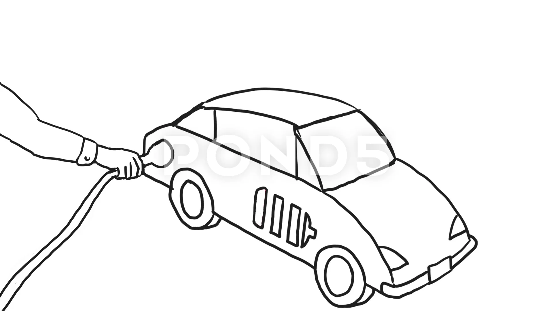 Premium Vector | Electric car icon