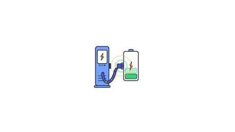 Electric Vehicle Charging 库存影片 340421131