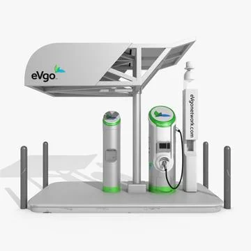 3D Model: Electric Vehicle Charging Station EVgo #96427105