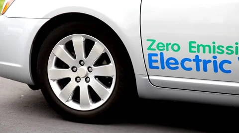 Electric Vehicle Stock Footage 43360555
