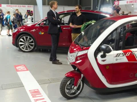 Electric vehicles Stock Photos