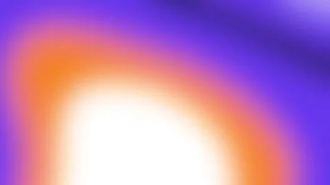 Electric Violet and Warm Amber Soft Aura Motion Background Loop, Neon Glow Stock Footage 345716762