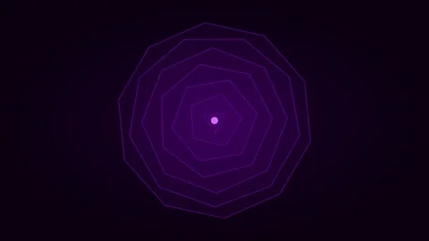 Electric violet neon web for geometric web visuals. Professional psychedelic 스톡 동영상 342624269
