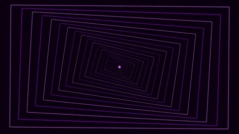 Electric violet psychedelic tunnel for zoom effect visuals. Professional 스톡 동영상 342624397