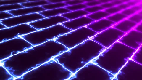 Electric wall background with neon light Stock Footage 150570350