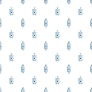 Electric water heaters repeating pattern on white background 스톡 일러스트