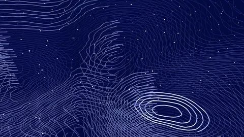 Electric waves blue 動画素材 120393152