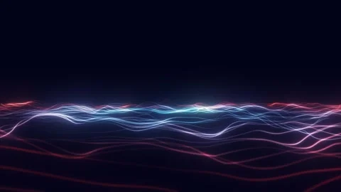 Electric waves Stock Footage 297578678