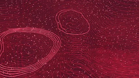 Electric waves red 動画素材 120393142