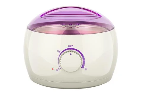 Electric wax warmer, front view. 3D rendering Stock Illustration