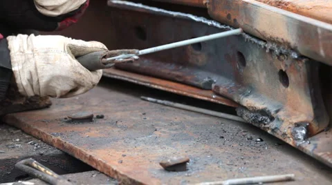 Electric welding Stock Footage 1018607