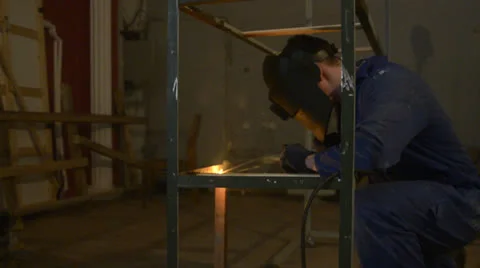 Electric welding Stock Footage 23226450