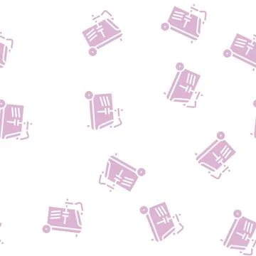 Electric welding glyph vector seamless pattern 스톡 일러스트