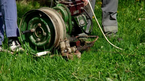 Electric winch Stock Footage 37653082