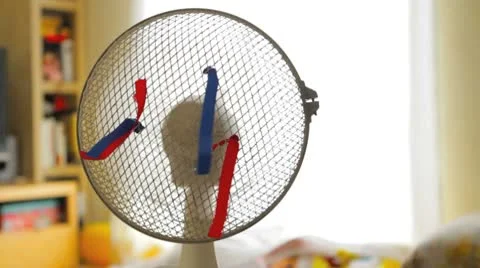 Electric Wind Fan Stock Footage 8960416