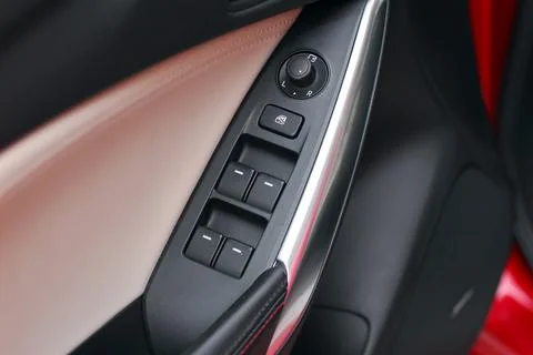 Electric window button 库存照片