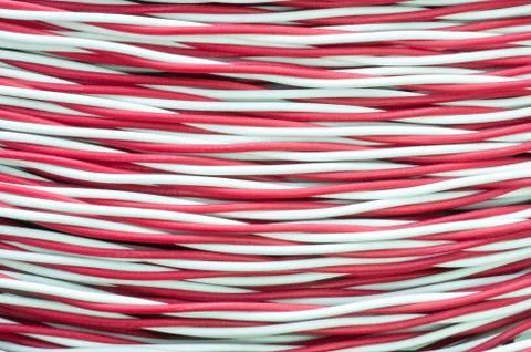 Electric wire closeup Stock Photos