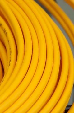 Electric wire closeup Foto stock