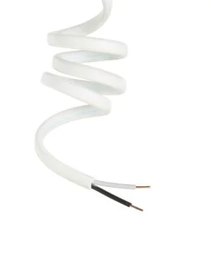 Electric wire hanging Stock Photos