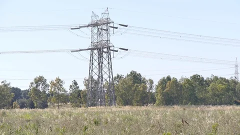 Electric wires Video stock 95749665