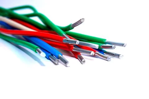 Electric wires Stock Photos