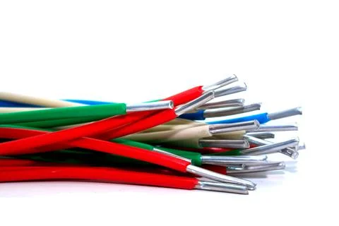 Electric wires Stock Photos