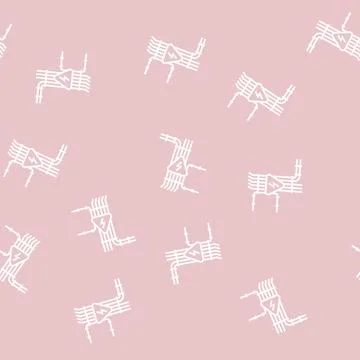 Electric wiring line seamless pattern Stock Illustration
