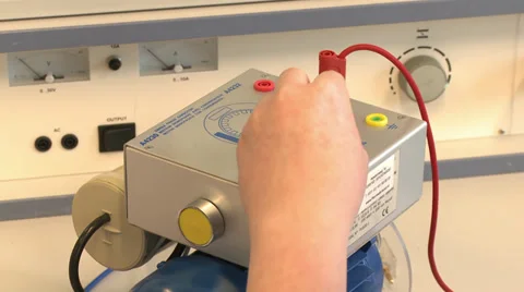 ELECTRIC WORKSHOP ENGINE MULTIMETER 2 Stock Footage 39336329