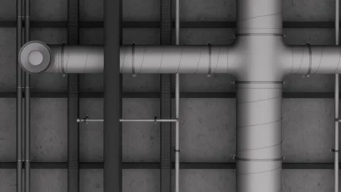 Electrical and ventilation systems Stock Footage 307593123