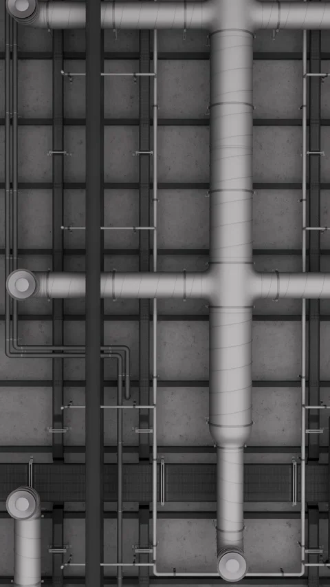 Electrical and ventilation systems Stock Footage 307593127