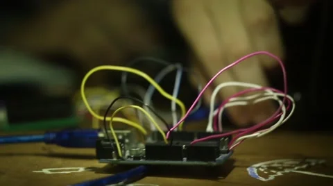 Electrical appliances in action Stock Footage 57219985