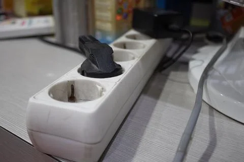 Electrical appliances plug Stock Photos