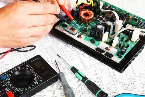 Electrical board 库存照片