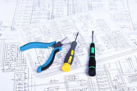 Electrical board 库存照片