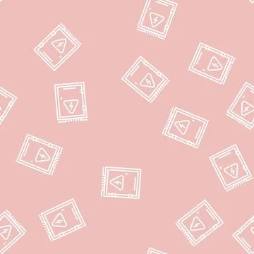 Electrical box line seamless pattern Stock Illustration