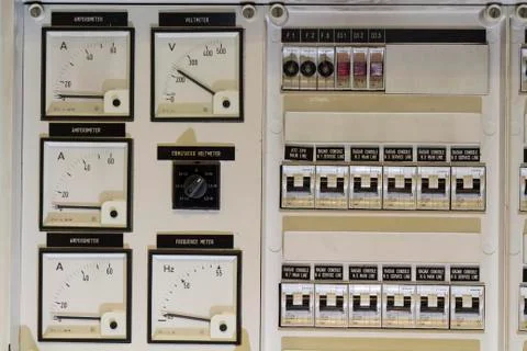 Electrical breaker switch cutoff Foto stock