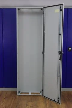 Electrical cabinet for installing an electric panel. Stock Photos