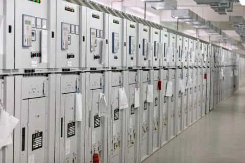 Electrical cabinet Stock Photos